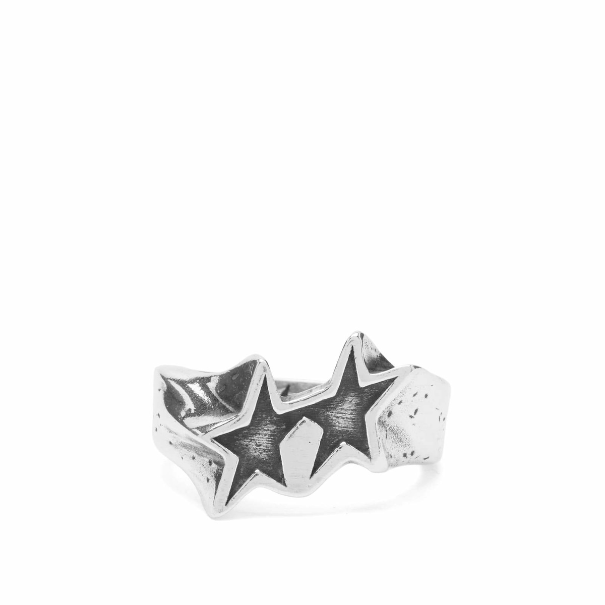 TwoJeys Men's Tilted Icon Ring in Sterling Silver
