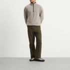 Mellow Clo Men's Summit Half Zip Fleece in Stone