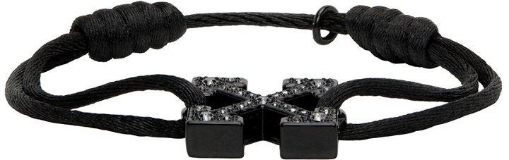 Photo: Off-White Black Crystal Arrow Bracelet
