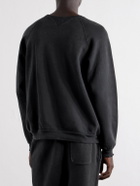 A.PRESSE - Vintage Cotton-Fleece Sweatshirt - Black