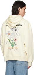 Wooyoungmi Off-White Flower Hoodie
