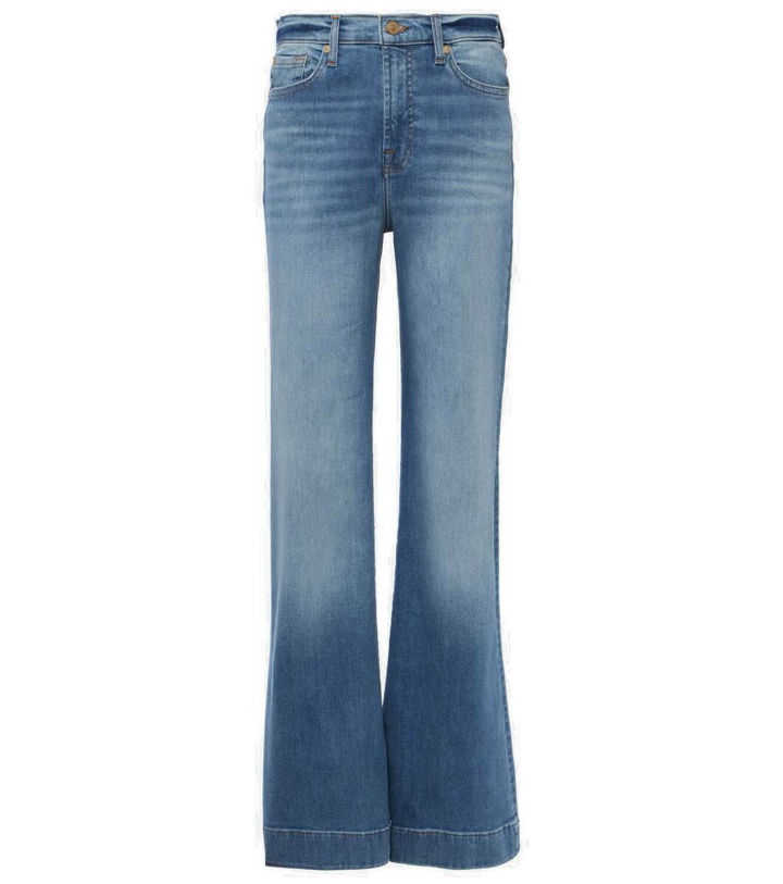 Photo: 7 For All Mankind Modern Dojo high-rise flared jeans