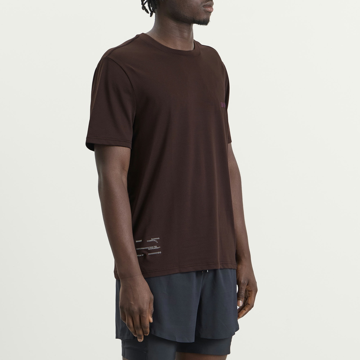 Bandit Men's MicroMesh Men's Performance T-Shirt in Espresso