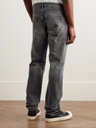 John Elliott - The Daze Straight-Leg Distressed Selvedge Jeans - Gray
