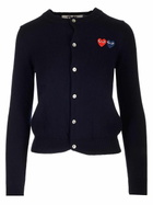 Comme des Garçons Play Crewneck Wool Cardigan