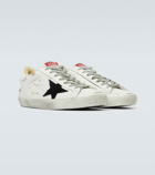 Golden Goose - Super-Star shearling-lined leather sneakers