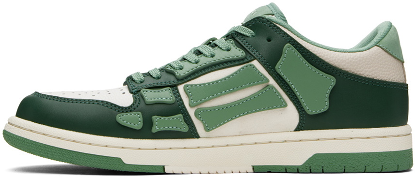 AMIRI Green & Beige Skel Top Low Sneakers Amiri