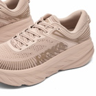 HOKA ONE ONE Women's Bondi 7 Sneaker in Date Sugar/Date Syrup