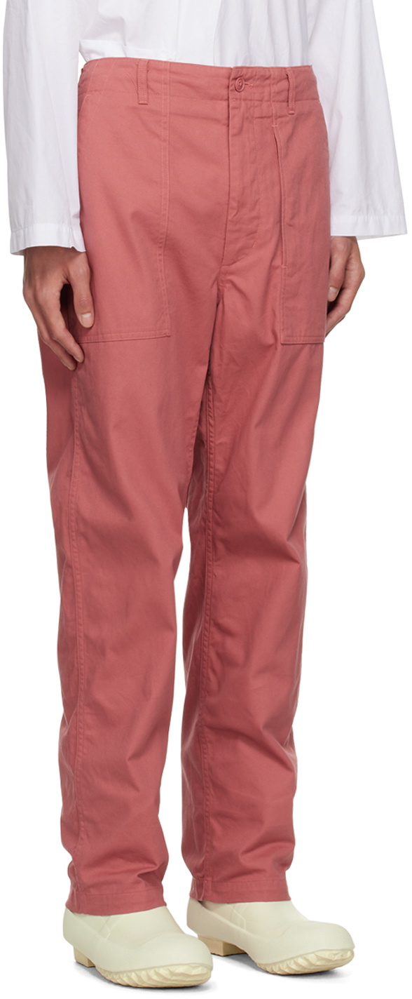 Engineered Garments Pink Fatigue Trousers Engineered Garments