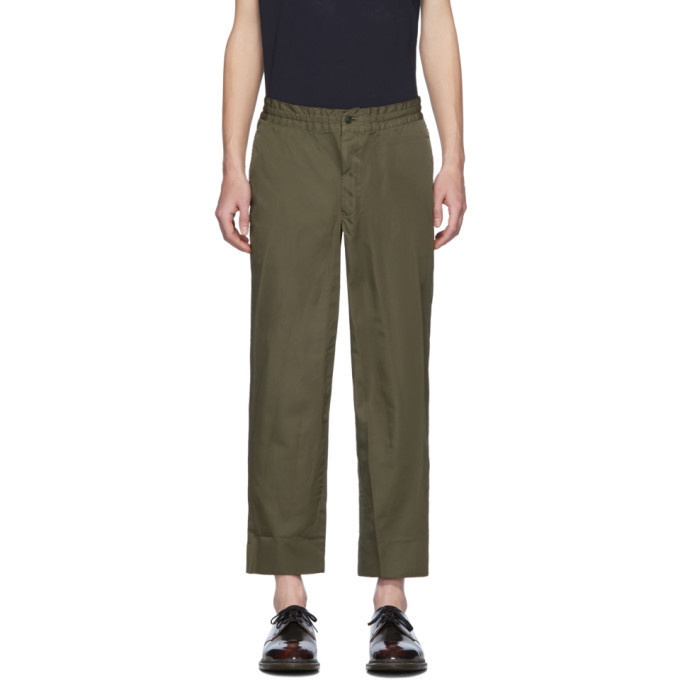 Photo: Comme des Garcons Homme Deux Khaki Gabardine Trousers