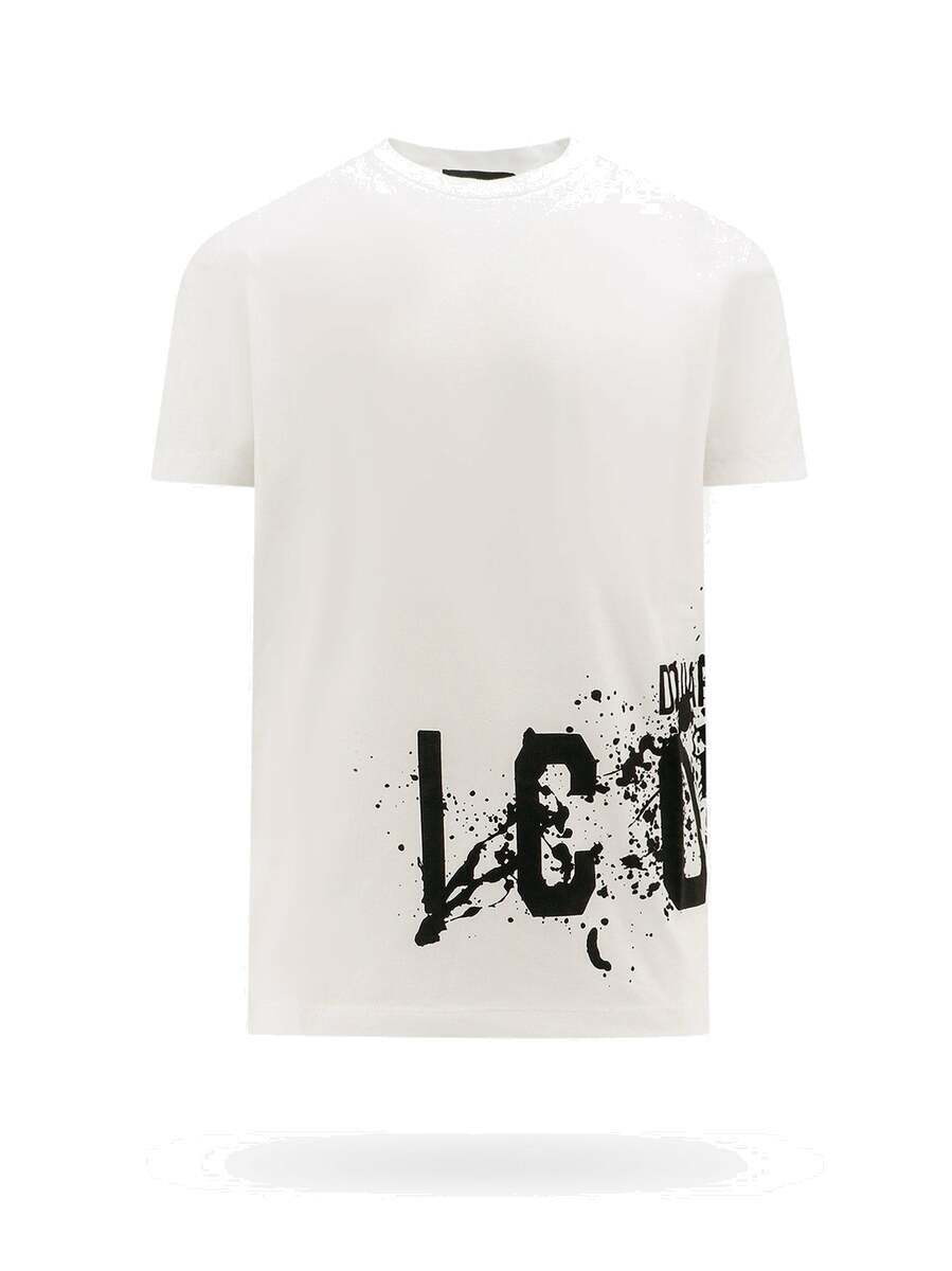 Dsquared2 White 'Icon' Spray T-Shirt Dsquared2