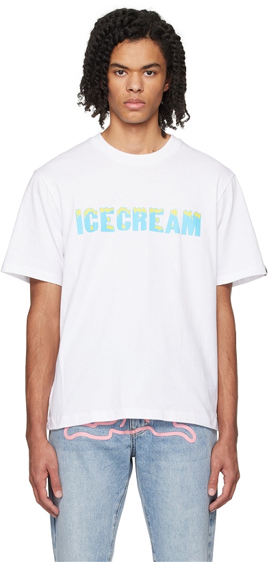 Photo: ICECREAM White Drippy T-Shirt