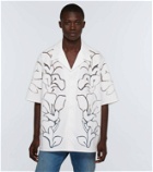 Valentino Floral cotton bowling shirt