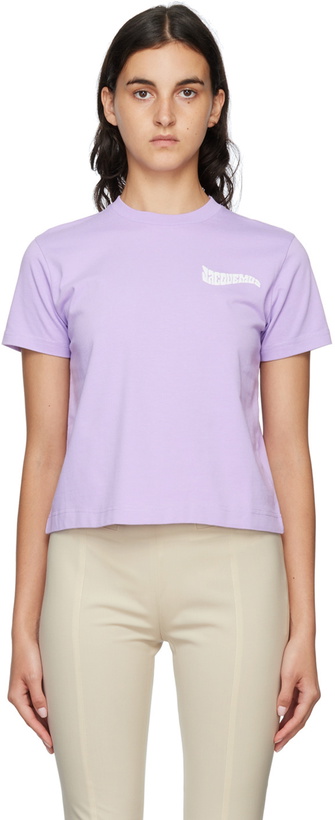 Photo: Jacquemus Purple Le Papier 'Le T-Shirt Camargue' T-Shirt