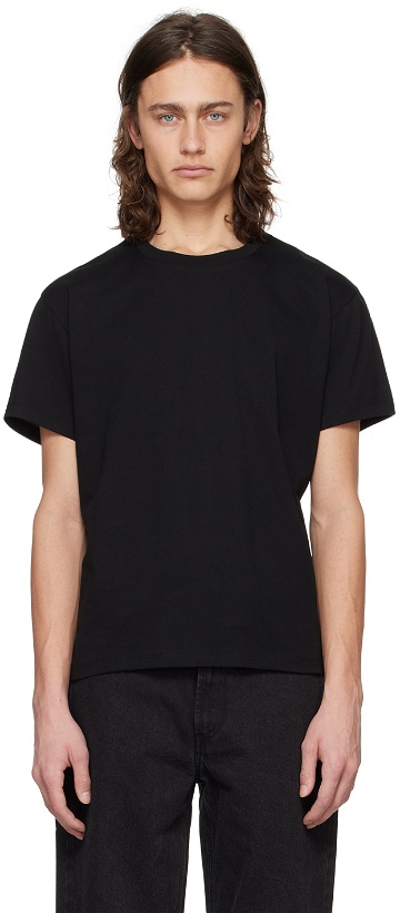 Photo: Second/Layer Three-Pack Black T-Shirts
