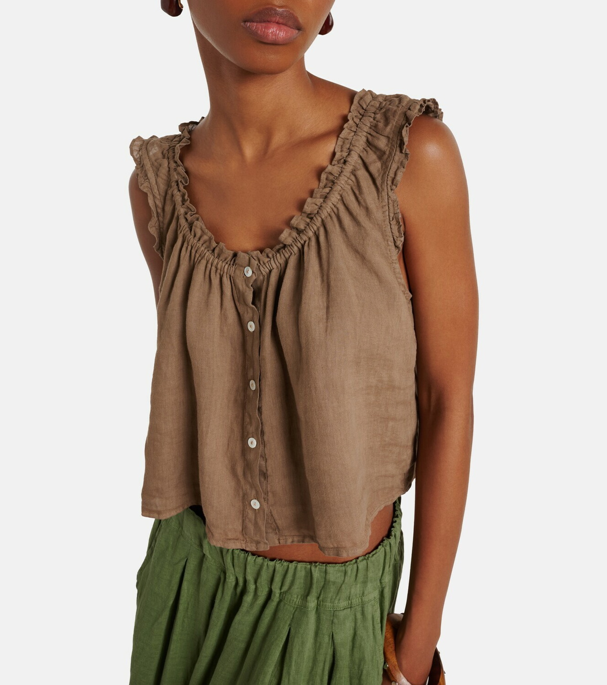 Velvet Tana linen top