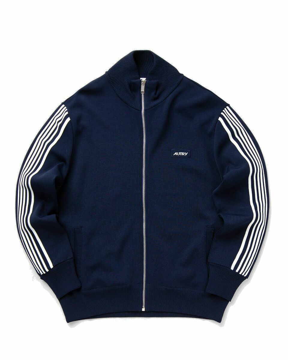Photo: Autry Action Shoes Jacket Main Blue/White - Mens - Track Jackets