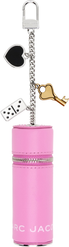 Photo: Marc Jacobs Pink 'The Charm Lipstick Case' Keychain