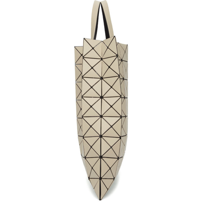 Bao Bao Issey Miyake Beige Lucent Matte Tote Bao Bao Issey Miyake