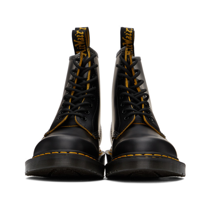 Dr. Martens Black 1460 Double Stitch Lace-Up Boots Dr. Martens display picture 2