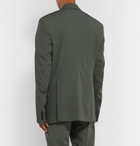 CMMN SWDN - Sage Ellis Double-Breasted Wool-Twill Suit Jacket - Green