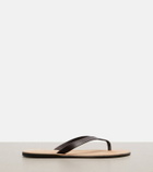 The Row Beach leather thong sandals