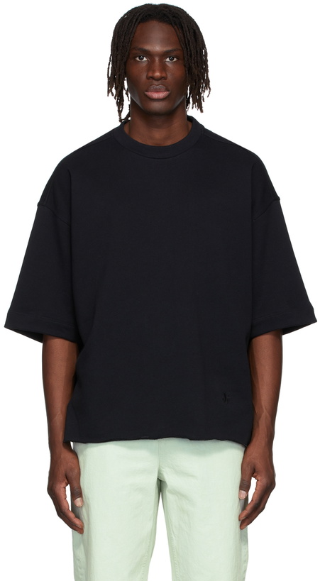 Photo: Jil Sander Black Cotton T-Shirt