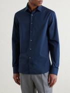 Canali - Cotton-Poplin Shirt - Blue