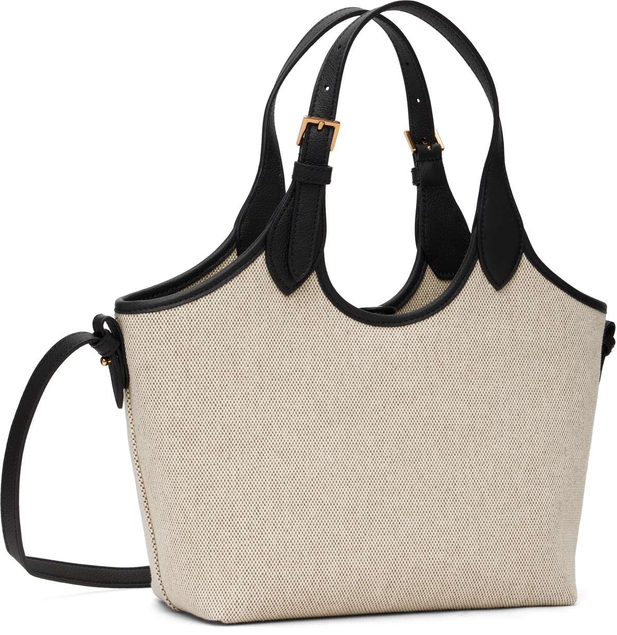 Versace Beige 'La Medusa' Canvas Mini Tote