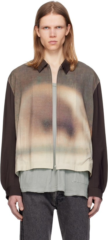Photo: UNDERCOVER Brown & Beige UC1E4203-1 Jacket