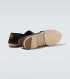 Brunello Cucinelli Suede-trimmed espadrilles