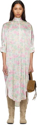 Acne Studios Multicolor Blouse Midi Dress