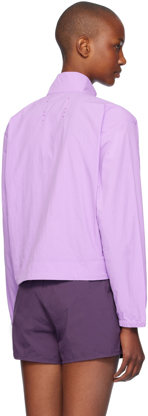 District Vision Purple Cropped Recycled DWR Jacket