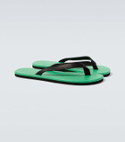 Auralee Leather thong sandals