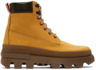 Moncler Tan Mon Corp Boots