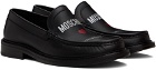 Moschino Black College Loafers