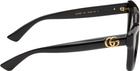 Gucci Black Round Frame Sunglasses