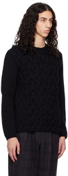 Comme des Garçons Homme Deux Black Crewneck Sweater