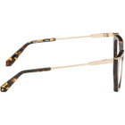 Off-White Brown & Gold Style 5037 Glasses