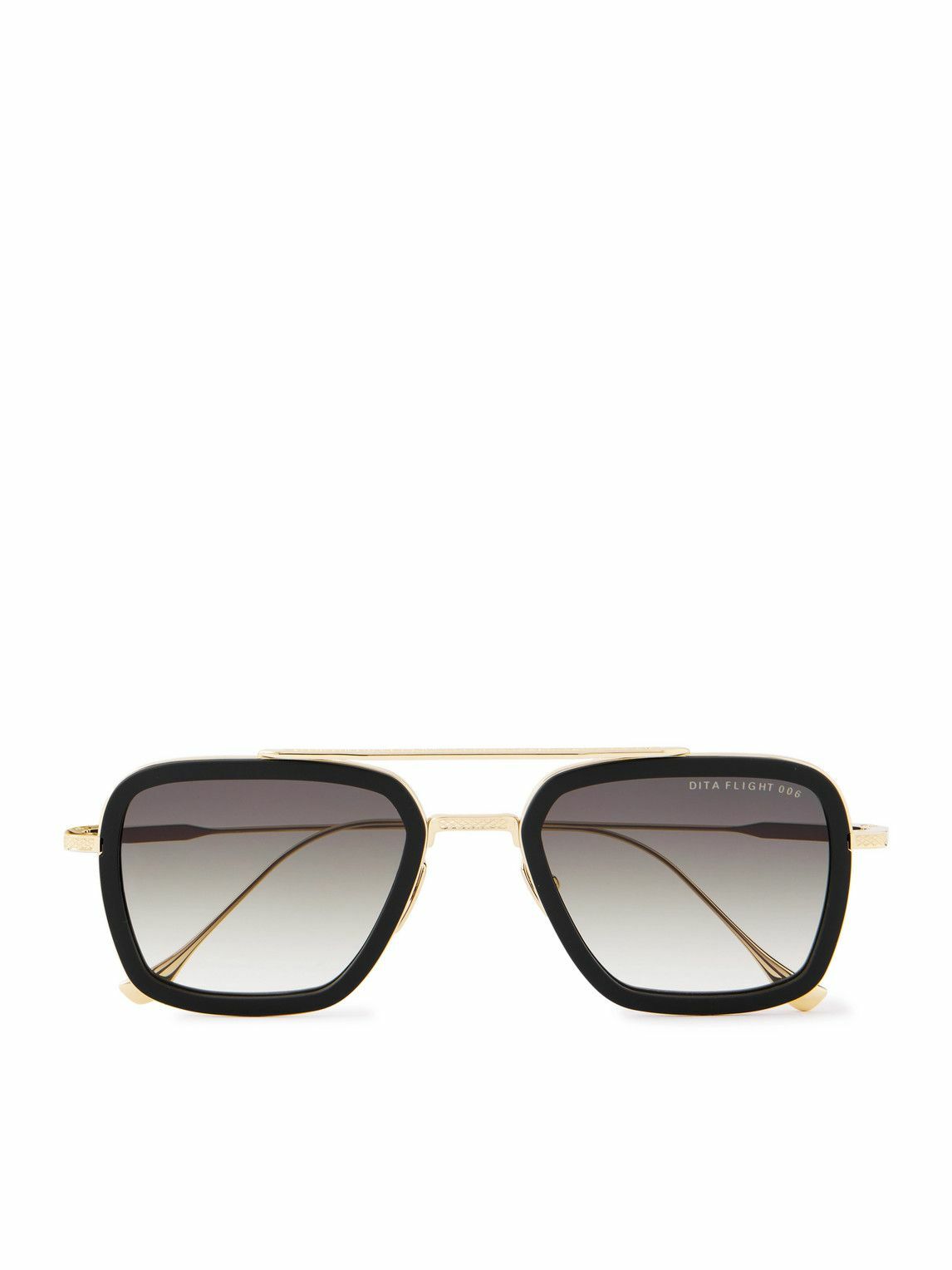 DITA - Aviator-Style Gold-Tone and Acetate Sunglasses