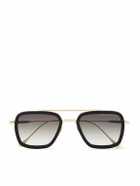 DITA - Aviator-Style Gold-Tone and Acetate Sunglasses