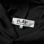 Comme des Garçons Play Men's Pullover Hoody in Black