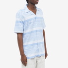 Armor-Lux Men's Stripe vacation Shirt in Blue/White