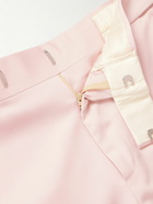TOM FORD - Austin Straight-Leg Pleated Cady Suit Trousers - Pink