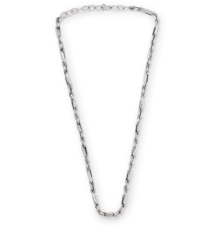 Photo: Bottega Veneta - Sterling Silver Chain Necklace - Silver