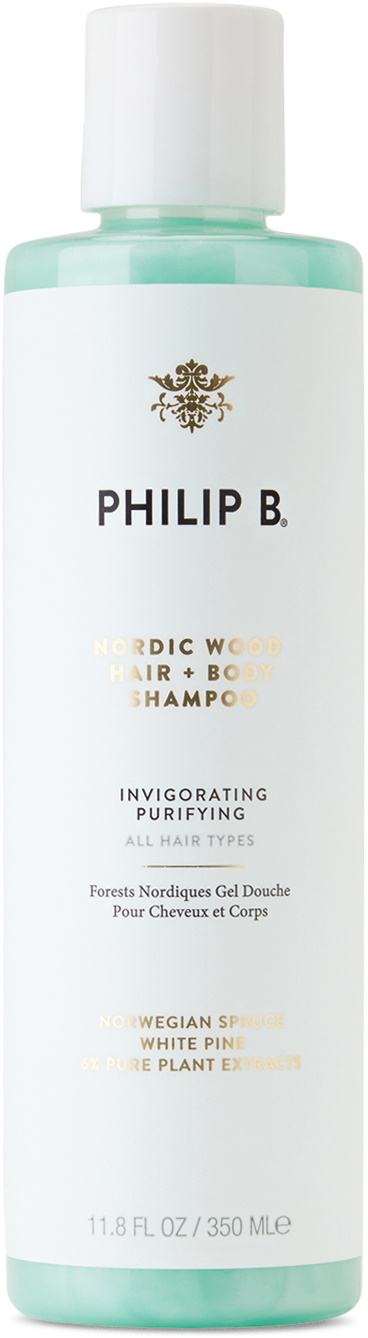 Philip B Nordic Wood Hair + Body Shampoo, 11.8 oz