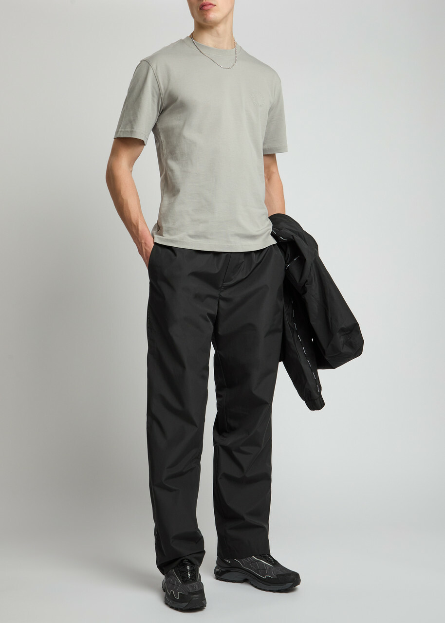 Daily Paper Orbit Logo Cotton T-shirt Grey