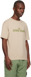 Stone Island Taupe Stitches Two T-Shirt