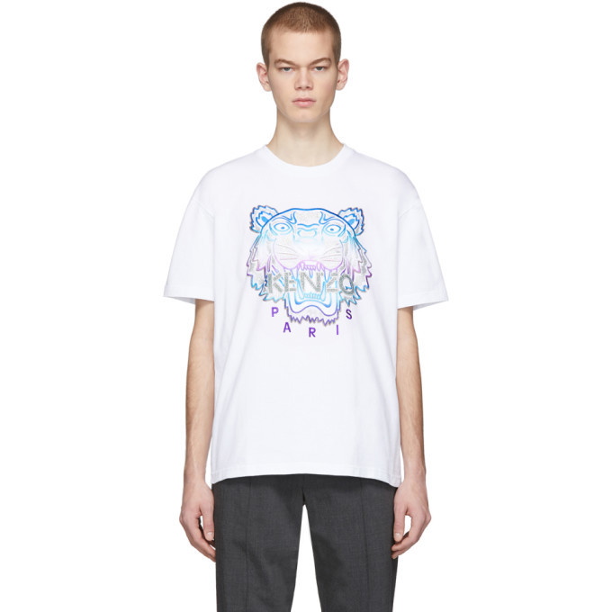 Photo: Kenzo White Limited Edition Holiday Tiger T-Shirt