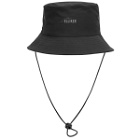 Elliker Burter Packable Tech Bucket Hat in Black 